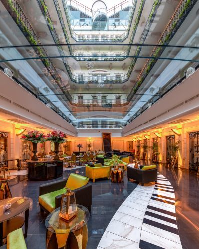 The Music Garden courtyard