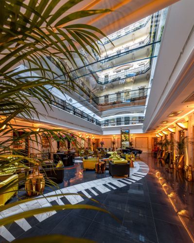 The Music Garden courtyard